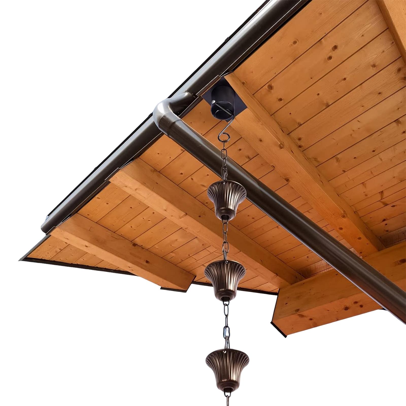 3.8M 12 Flower Cups Gutter Chain with Bell Monarch Rain Gutter Chime Chain for Replacement Downspout Gutters Eaves Drainage China Mainland
3.8M 12 Flower Cups Gutter Chain with Bell Monarch Rain Gutter Chime Chain for Replacement Downspout Gutters Eaves Drainage China Mainland