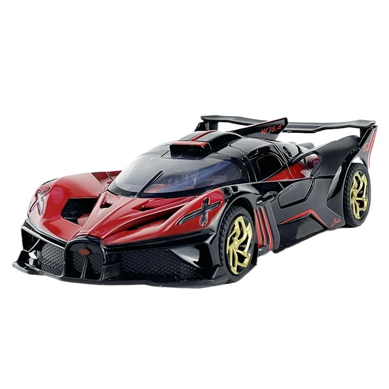 Масштаб 1/32 Bugatti Bolide Суперкар Спортивний автомобіль Металевий литий модель транспортного засобу Звук і світло Настільна колекція Хобі Прикраси Подарунки червоний
Масштаб 1/32 Bugatti Bolide Суперкар Спортивний автомобіль Металевий литий модель транспортного засобу Звук і світло Настільна колекція Хобі Прикраси Подарунки червоний