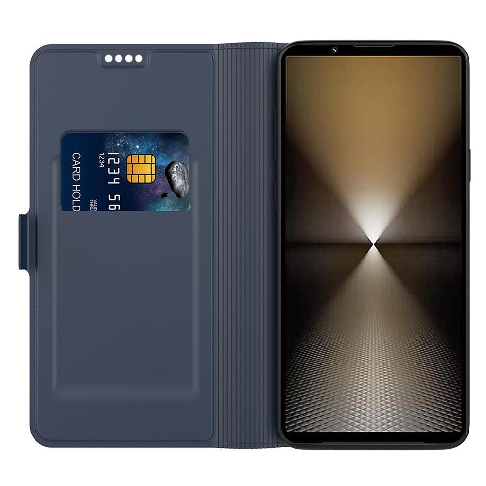 For Sony Xperia 10 VI Case PU Leather Magnetic Flip Phone Cover with Card Holder Slot Blue
For Sony Xperia 10 VI Case PU Leather Magnetic Flip Phone Cover with Card Holder Slot Blue