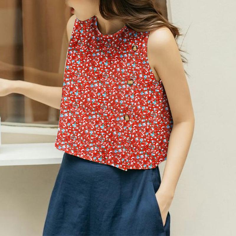 VONDA Summer Women Sleeveless Floral Print Casual Holiday Tank Tops 2XL красный
VONDA Summer Women Sleeveless Floral Print Casual Holiday Tank Tops 2XL красный