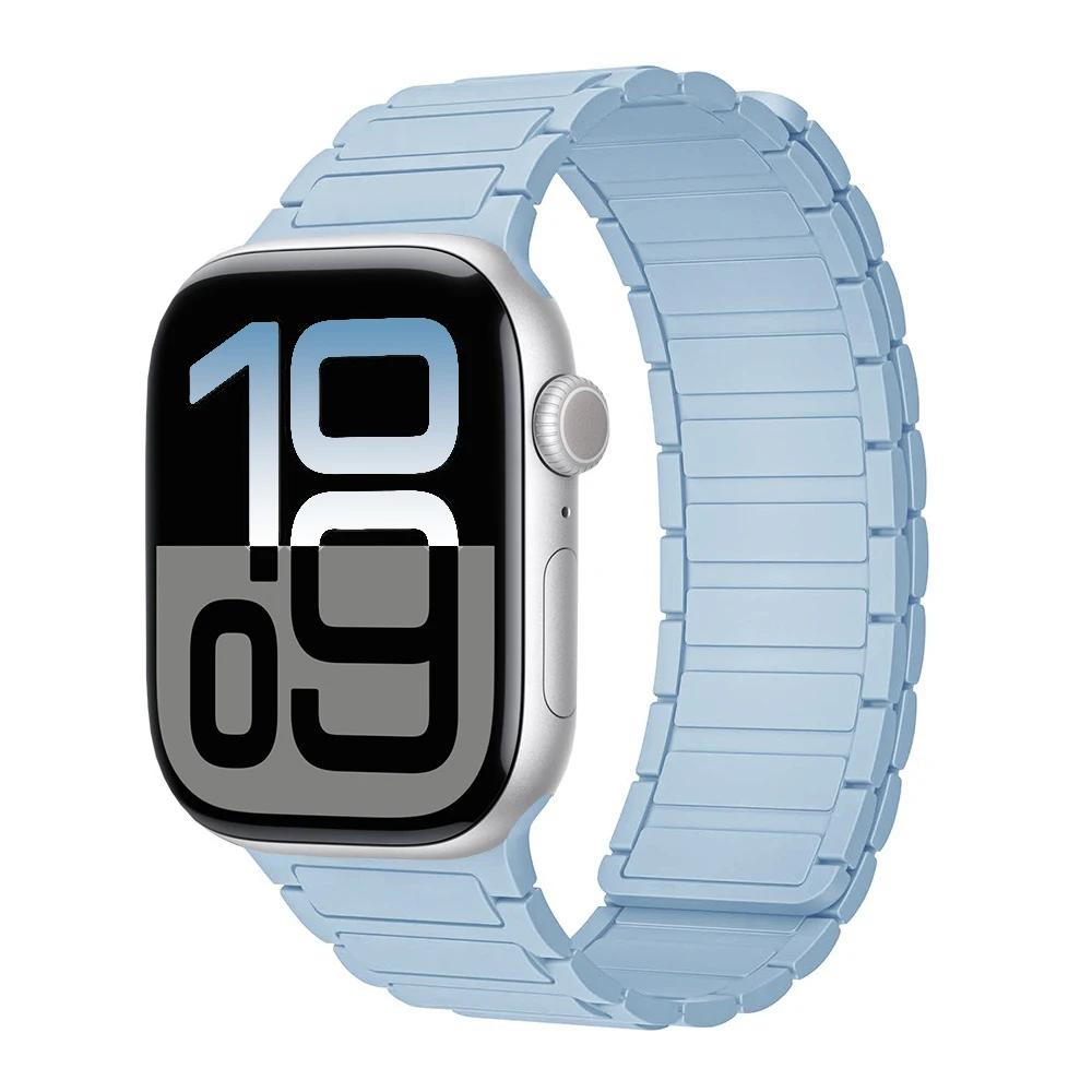 New Magnetic Silicone Strap for Apple Watch Band Ultra 3/2 49mm 11 10 46mm 42mm Bracelet Belt iWatch 9 8 7 6 5 SE 45mm 41mm 44mm 42MM 44MM 45MM
New Magnetic Silicone Strap for Apple Watch Band Ultra 3/2 49mm 11 10 46mm 42mm Bracelet Belt iWatch 9 8 7 6 5 SE 45mm 41mm 44mm 42MM 44MM 45MM