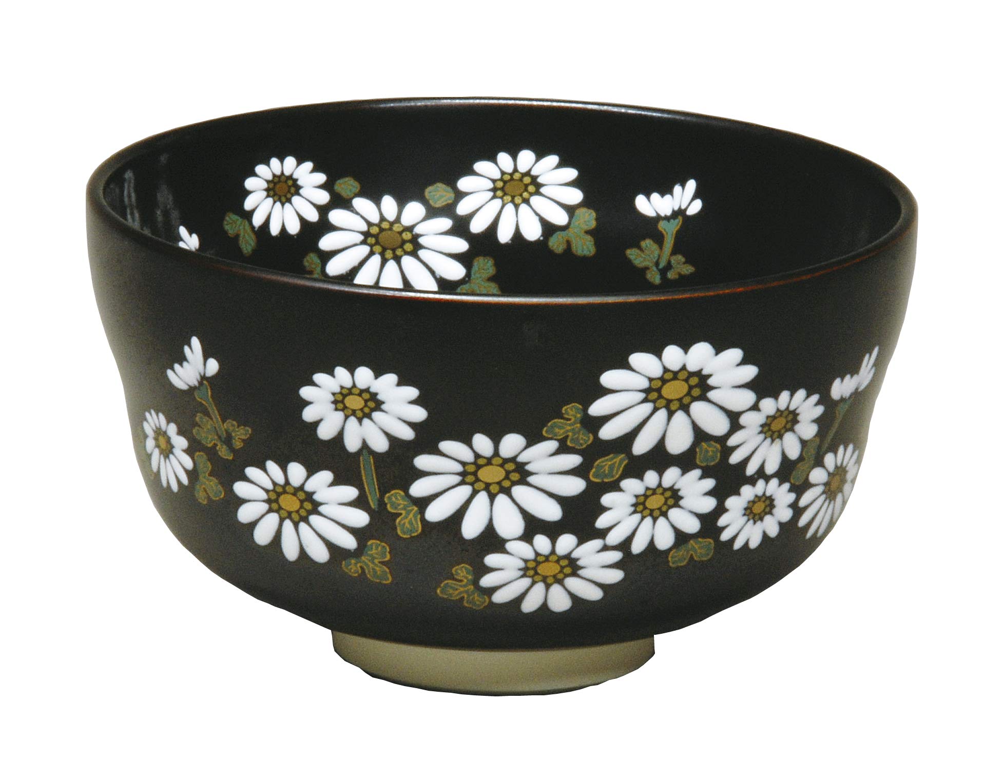 Miyachi Eikou Matcha Bowl, Black, Size: Diameter 12cm x Height 7cm, Black Ninsei Chrysanthemum Design, Gift Boxed
Miyachi Eikou Matcha Bowl, Black, Size: Diameter 12cm x Height 7cm, Black Ninsei Chrysanthemum Design, Gift Boxed