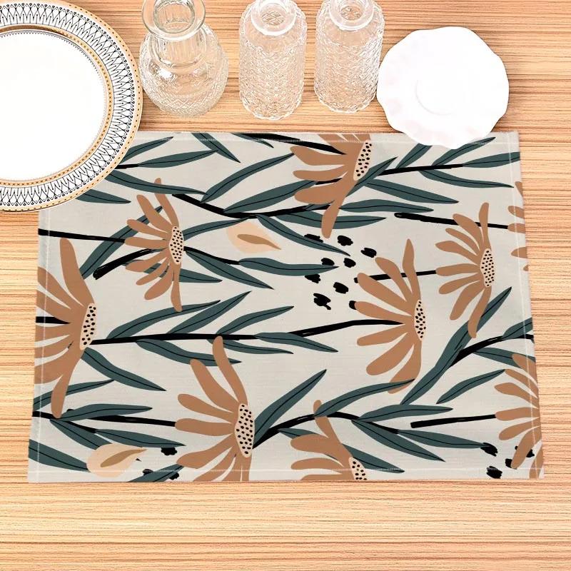 Dahlia Flowers Pattern Placemat Linen Fabric Table Mats Family Dinner Tableware Kitchen Size 30X45cm Table Mat 2pcs 30x45cm
Dahlia Flowers Pattern Placemat Linen Fabric Table Mats Family Dinner Tableware Kitchen Size 30X45cm Table Mat 2pcs 30x45cm