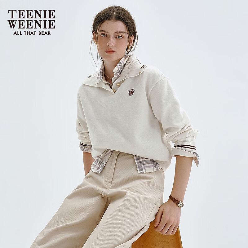 Женский свитшот Teenie Weenie с воротником поло и маленьким медведем L
Женский свитшот Teenie Weenie с воротником поло и маленьким медведем L