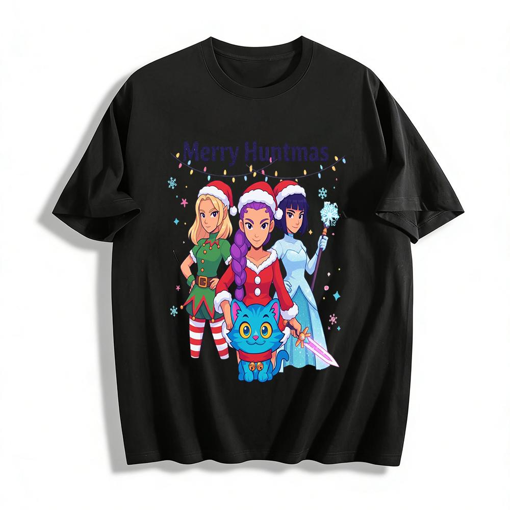 Merry Huntmas Themed Print Top Fantasy Characters Cat Element Holiday Casual Long Sleeve T-Shirt Pure cotton T-shirt XXS
Merry Huntmas Themed Print Top Fantasy Characters Cat Element Holiday Casual Long Sleeve T-Shirt Pure cotton T-shirt XXS