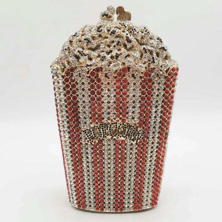 Boutique De FGG (in stock) Crystal Women Evening Bags and Clutches Popcorn Minaudiere Clutch Handbag Bridal Wedding Party Purse Mini Clutch
Boutique De FGG (in stock) Crystal Women Evening Bags and Clutches Popcorn Minaudiere Clutch Handbag Bridal Wedding Party Purse Mini Clutch