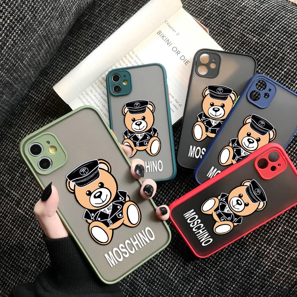 Чехол для телефона с милым мультяшным медведем для iPhone 14 13 12 11 Pro Max Samsung Galaxy S20 FE A52 S23 Infinix, тонкий матовый чехол для защиты линз
Чехол для телефона с милым мультяшным медведем для iPhone 14 13 12 11 Pro Max Samsung Galaxy S20 FE A52 S23 Infinix, тонкий матовый чехол для защиты линз
