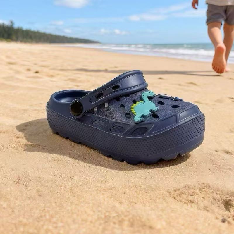 Boys Dinosaur Clogs Summer Beach Shoes Breathable Sandals Kids Cartoon Slippers Toddler Footwear 24-25 синій
Boys Dinosaur Clogs Summer Beach Shoes Breathable Sandals Kids Cartoon Slippers Toddler Footwear 24-25 синій