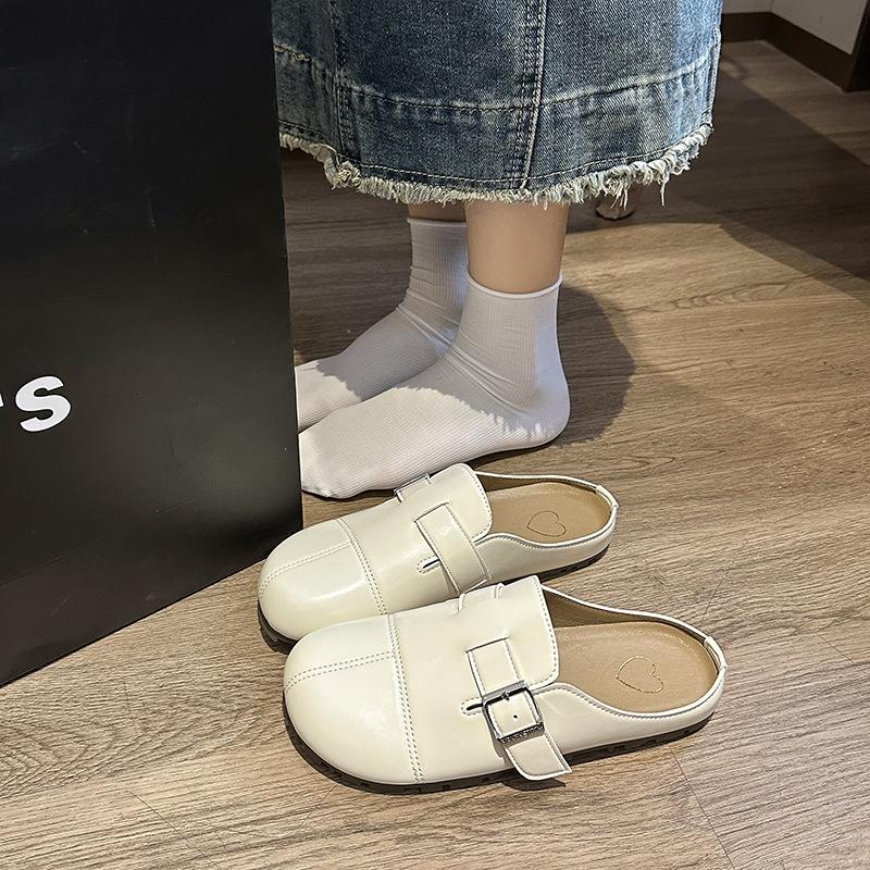 Retro round head deep mouth flat bottom bag head cool slippers women s 2025 spring and summer new simple and versatile commuter bag head drag 35 бежевый
Retro round head deep mouth flat bottom bag head cool slippers women s 2025 spring and summer new simple and versatile commuter bag head drag 35 бежевый
