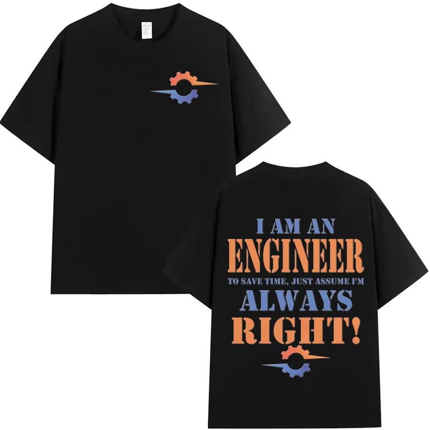 New Engineer Funny Letters Print T Shirt Mens 2026 Spring summer Fashion TShirts Harajuku Short Sleeve Tee Casual Comfort Top M
New Engineer Funny Letters Print T Shirt Mens 2026 Spring summer Fashion TShirts Harajuku Short Sleeve Tee Casual Comfort Top M