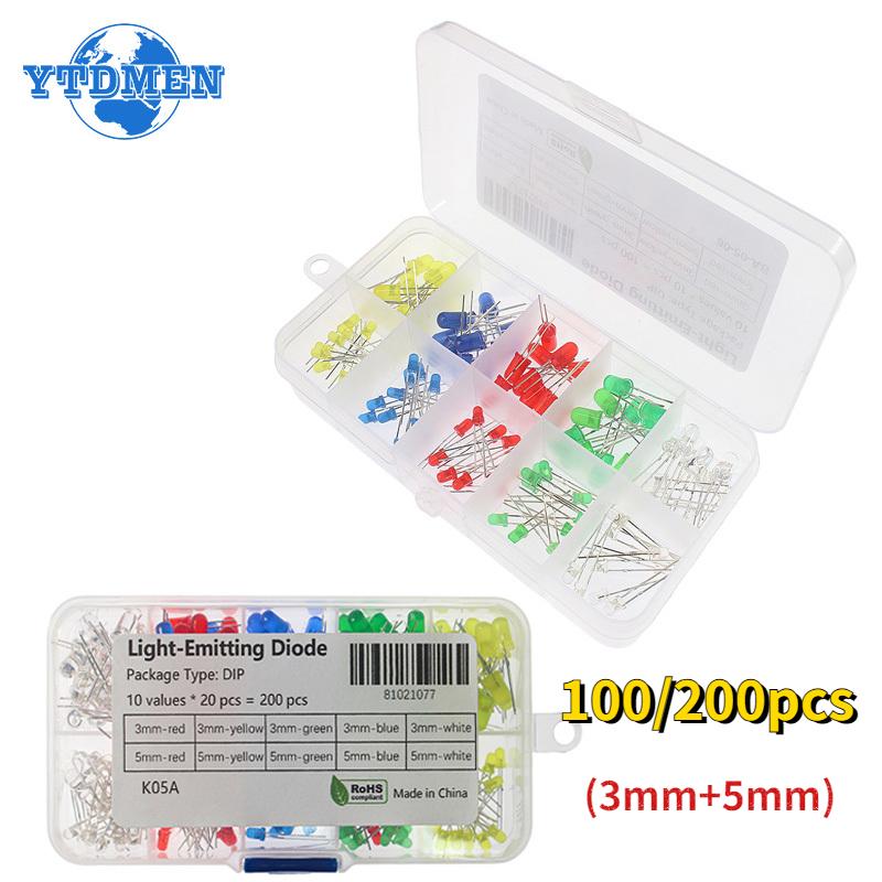 Box LED Diode 3mm+5mm LED Light Emitting Diodes F3 F5 White Red Blue Green Yellow Assorted Set Electronic Diy Kit 3MM-5MM-box-200pcs
Box LED Diode 3mm+5mm LED Light Emitting Diodes F3 F5 White Red Blue Green Yellow Assorted Set Electronic Diy Kit 3MM-5MM-box-200pcs