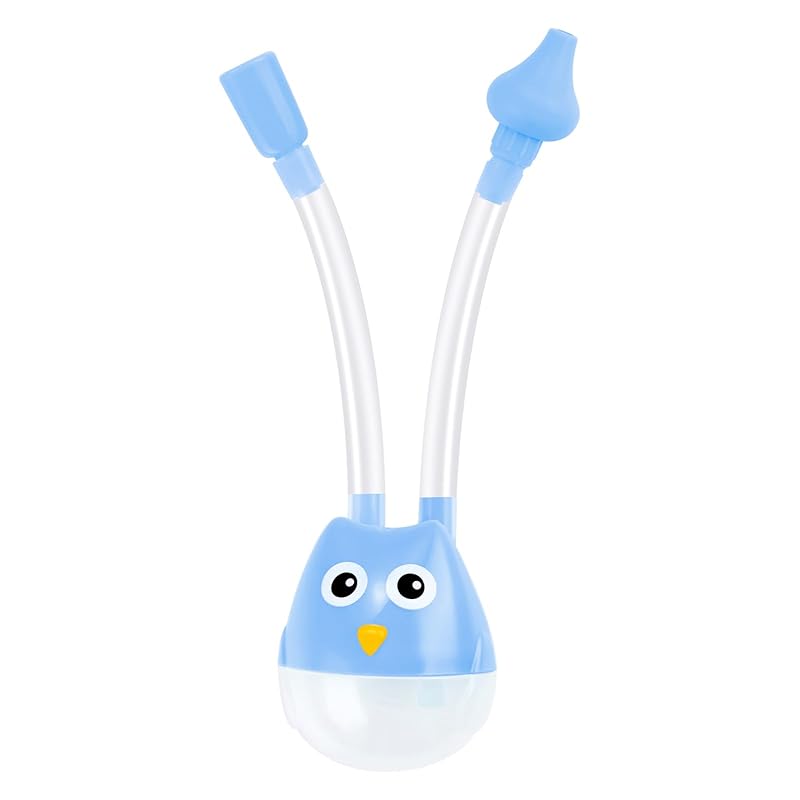PURAIMA nasal aspirator, portable nasal aspirator, anti-reflux nasal aspirator baby, cute cartoon shape, baby snot suction Easy to clean reusable snot
PURAIMA nasal aspirator, portable nasal aspirator, anti-reflux nasal aspirator baby, cute cartoon shape, baby snot suction Easy to clean reusable snot