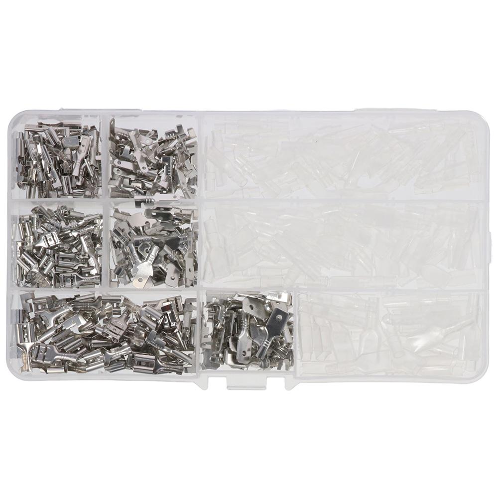 360Pcs 2.8/4.8/6.3mm Male and Female Spade Connector Block Terminals Wiring Car Audio Speaker
360Pcs 2.8/4.8/6.3mm Male and Female Spade Connector Block Terminals Wiring Car Audio Speaker