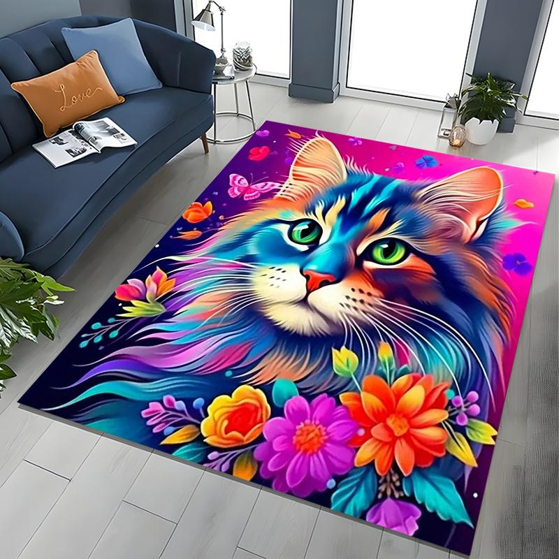 2026 New Colorful Cat 3D Print Carpet Rug for Bedroom Living Room Sofa Home Doormat Decor,Large Kids Play Non-slip Floor Mat 40x60cm
2026 New Colorful Cat 3D Print Carpet Rug for Bedroom Living Room Sofa Home Doormat Decor,Large Kids Play Non-slip Floor Mat 40x60cm