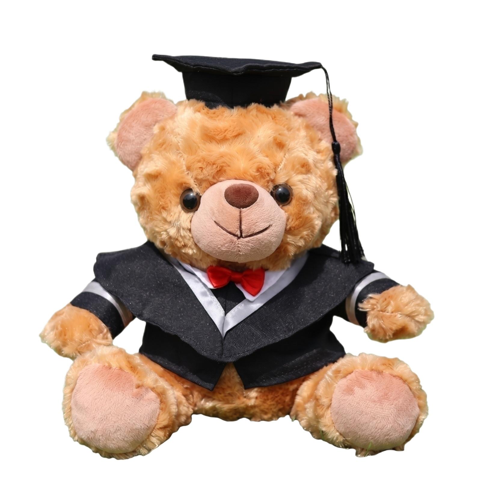 Graduation Teddy Bear Plush Toy Wearing Academic Gown and Cap Soft Stuffed Animal Graduation Gift for Celebration and Commemoration One Size
Graduation Teddy Bear Plush Toy Wearing Academic Gown and Cap Soft Stuffed Animal Graduation Gift for Celebration and Commemoration One Size