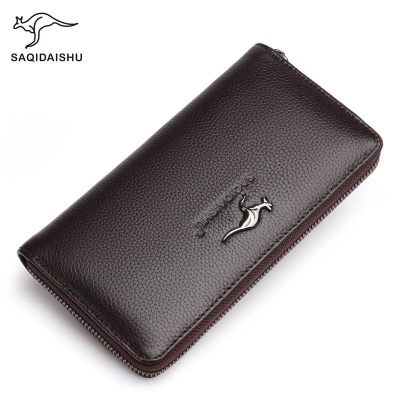 Saqi Kangaroo Men s Long Bifold Leather Wallet & Trendy Zipper Clutch Bag
Saqi Kangaroo Men s Long Bifold Leather Wallet & Trendy Zipper Clutch Bag