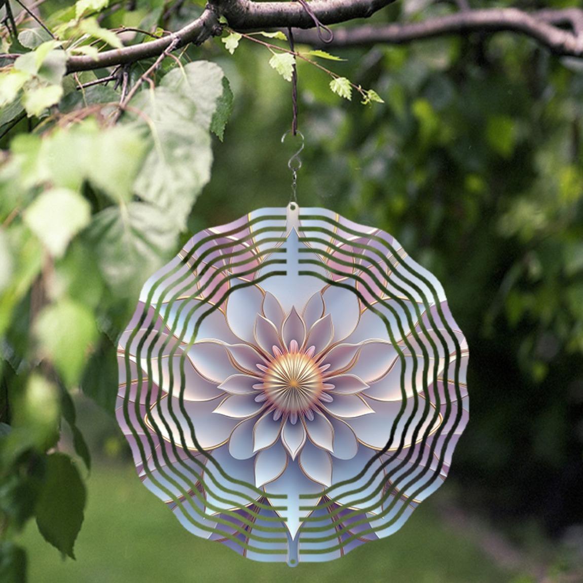 Metal Wind Spinner Outdoor Garden Decor 3D Wind Chime No Electricity Needed for Patio Yard Balcony Spring Summer Decoration 01A
Metal Wind Spinner Outdoor Garden Decor 3D Wind Chime No Electricity Needed for Patio Yard Balcony Spring Summer Decoration 01A