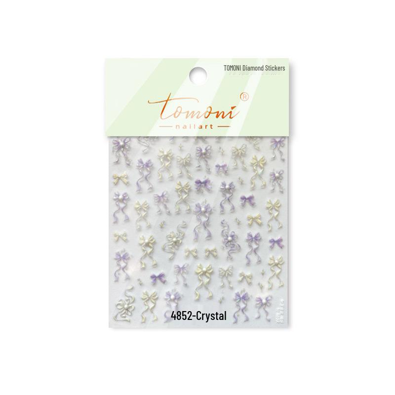 Tomoni Crystal Nail & Phone Case Stickers: Hot-Selling Pink/Blue Bowknot Jewelry Nail Art for Kids
Tomoni Crystal Nail & Phone Case Stickers: Hot-Selling Pink/Blue Bowknot Jewelry Nail Art for Kids