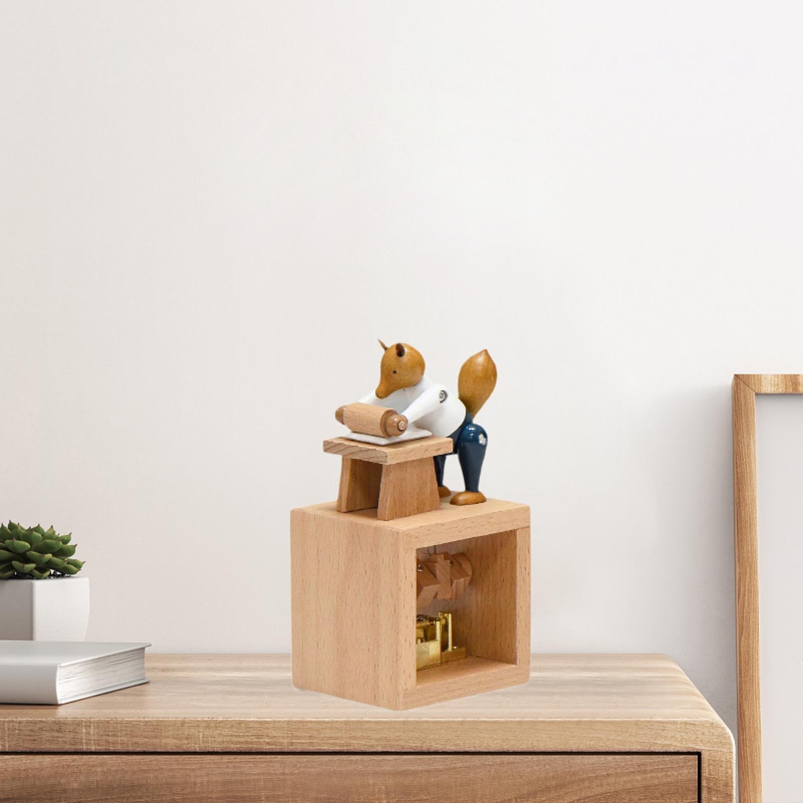 Hand Crank Music Box Novelty Unique Hand Operated Wooden Musical Box Decor for Colleague Friend Classmate Family Birthday Gifts
Hand Crank Music Box Novelty Unique Hand Operated Wooden Musical Box Decor for Colleague Friend Classmate Family Birthday Gifts