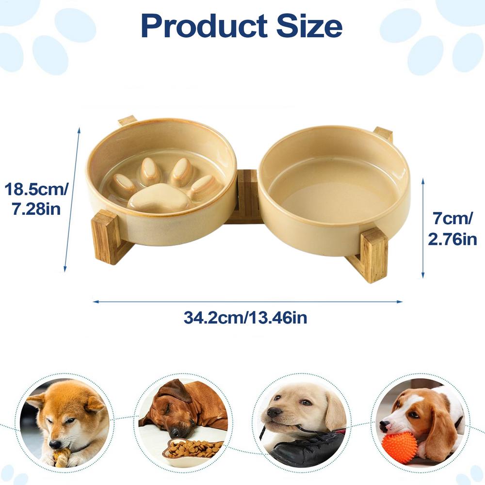 Миска-медленное кормление для собак, милая лапка, керамический набор мисок для корма и воды для собак, товары для домашних животных для кошек, принадлежности для кормления, принадлежности для питья, дом, двор коричневый
Миска-медленное кормление для собак, милая лапка, керамический набор мисок для корма и воды для собак, товары для домашних животных для кошек, принадлежности для кормления, принадлежности для питья, дом, двор коричневый