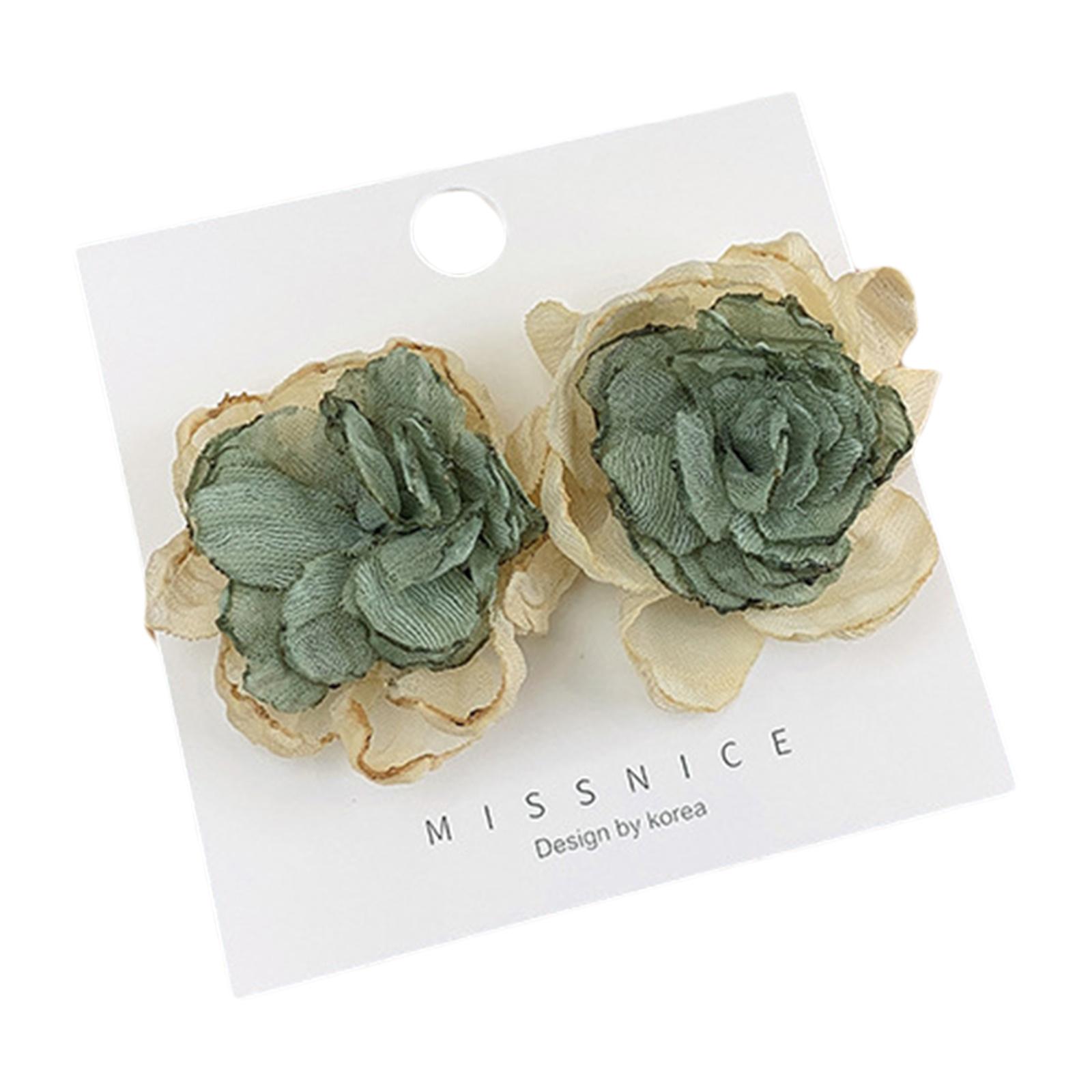 Big Cloth Flowers Drop Earrings Handmade Boho Petal Charm Earrings Temperament Jewelry Contrast Flower Pierced Earrings 1 бежевий/зелений
Big Cloth Flowers Drop Earrings Handmade Boho Petal Charm Earrings Temperament Jewelry Contrast Flower Pierced Earrings 1 бежевий/зелений