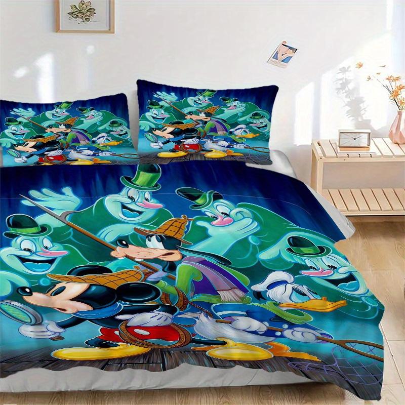 3pcs Goofy Mickey Donald Duck Print Cover Set Ultra Soft, Breathable, and Comfortable Bedding with Stylish Design for Bedroom and Guest Room Deco 135x200cm
3pcs Goofy Mickey Donald Duck Print Cover Set Ultra Soft, Breathable, and Comfortable Bedding with Stylish Design for Bedroom and Guest Room Deco 135x200cm