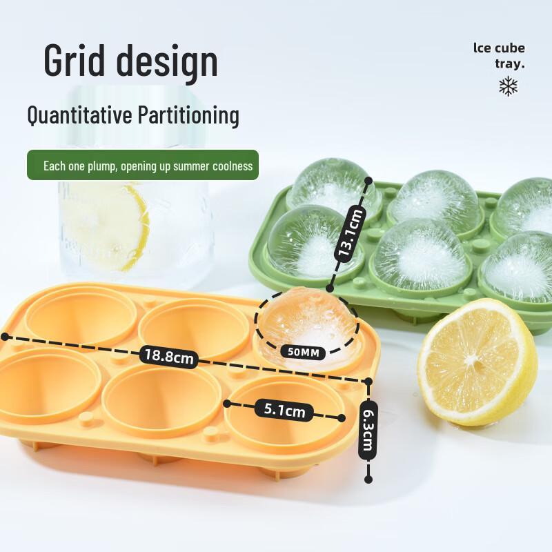 Green Source 6-Hole Silicone Ice Ball Maker
Green Source 6-Hole Silicone Ice Ball Maker