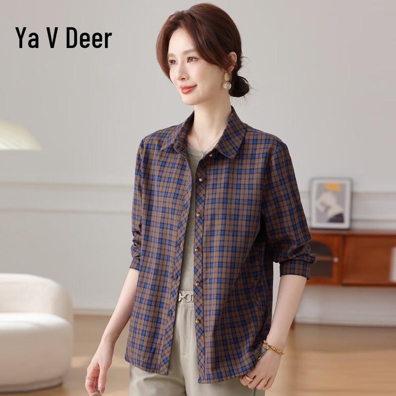 Yalu Women s Retro Plaid Long-Sleeve Button-Up Shirt 3XL
Yalu Women s Retro Plaid Long-Sleeve Button-Up Shirt 3XL