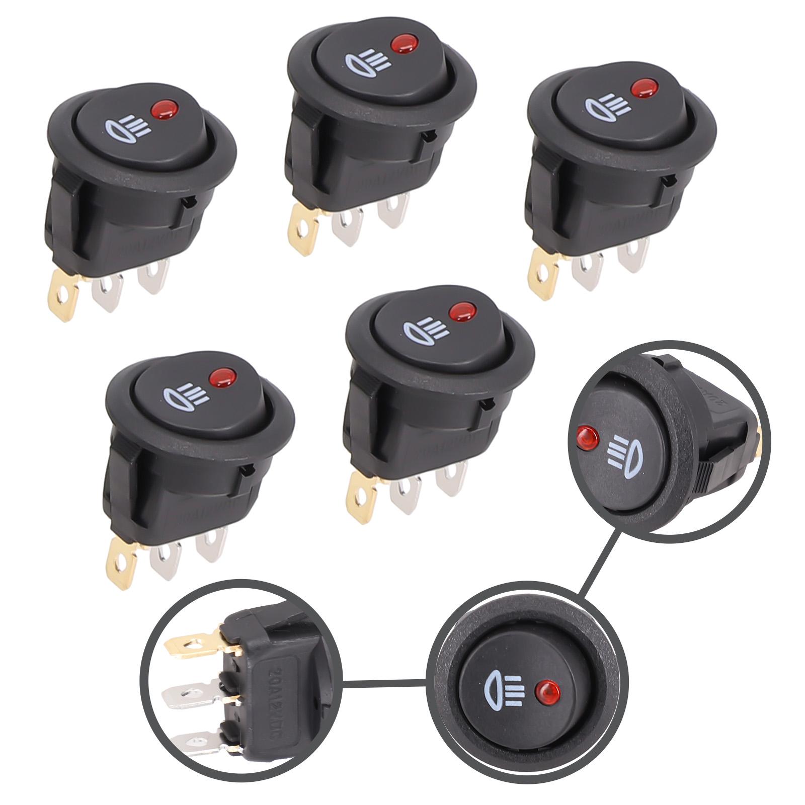 DC 12V 20A On Off Rocker Switch Unit with Red LED Fog Light Symbol Suitable for Car Van and Truck Installations China Mainland
DC 12V 20A On Off Rocker Switch Unit with Red LED Fog Light Symbol Suitable for Car Van and Truck Installations China Mainland