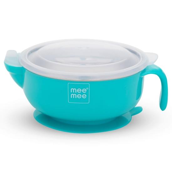 Миска для кормления Mee Mee Baby из нержавеющей стали с присоской | Не содержит БФА | Пища остается теплой | Многофункциональная для закусок/фруктов | Ручка с удобным захватом (синий)
Миска для кормления Mee Mee Baby из нержавеющей стали с присоской | Не содержит БФА | Пища остается теплой | Многофункциональная для закусок/фруктов | Ручка с удобным захватом (синий)