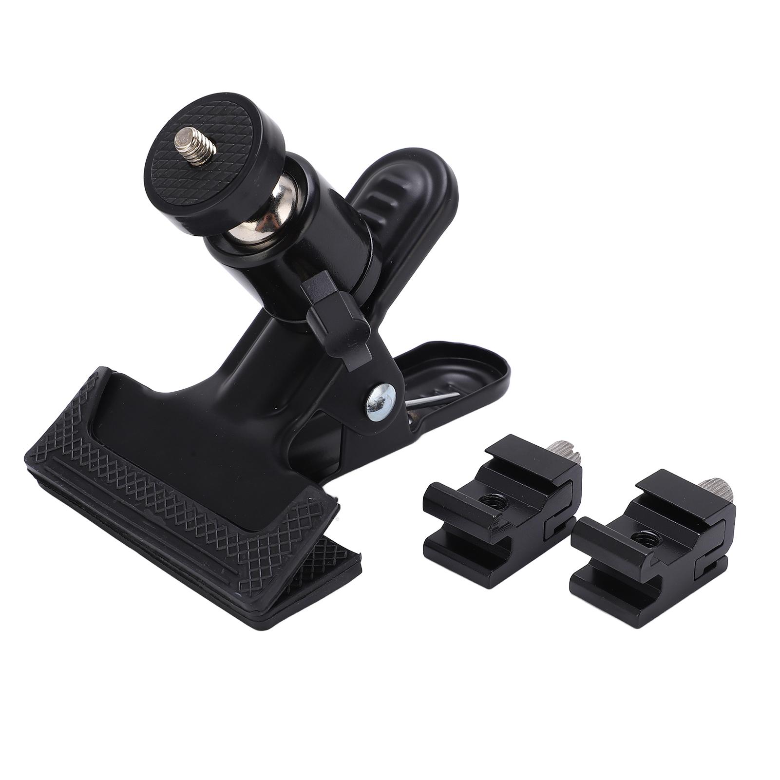 360 degrees Rotation Camera Clip Clamp Flash Reflector Holder Mount with Hot Shoe Base for Camera Accessory
360 degrees Rotation Camera Clip Clamp Flash Reflector Holder Mount with Hot Shoe Base for Camera Accessory