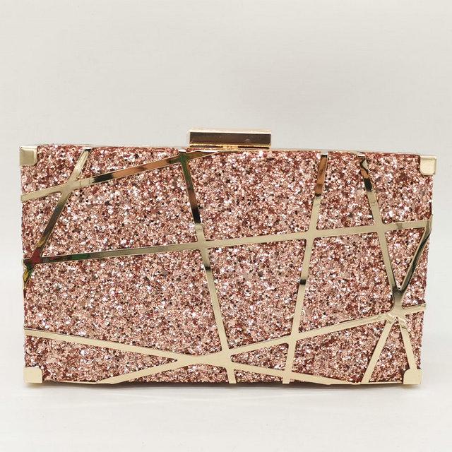 Boutique De FGG Glitter Evening Bags and Clutches for Women Formal Dinner Party Bag Ladies Metal Clutch Handbags Small Clutch шампанского
Boutique De FGG Glitter Evening Bags and Clutches for Women Formal Dinner Party Bag Ladies Metal Clutch Handbags Small Clutch шампанского