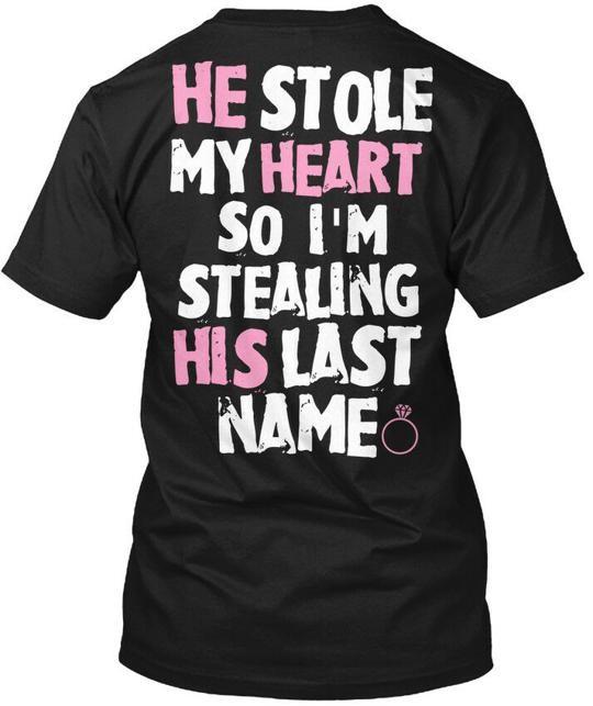 He Stole My Heart Engagement Apparel Mrs So T-Shirt Made in USA Size S to 5XL L
He Stole My Heart Engagement Apparel Mrs So T-Shirt Made in USA Size S to 5XL L