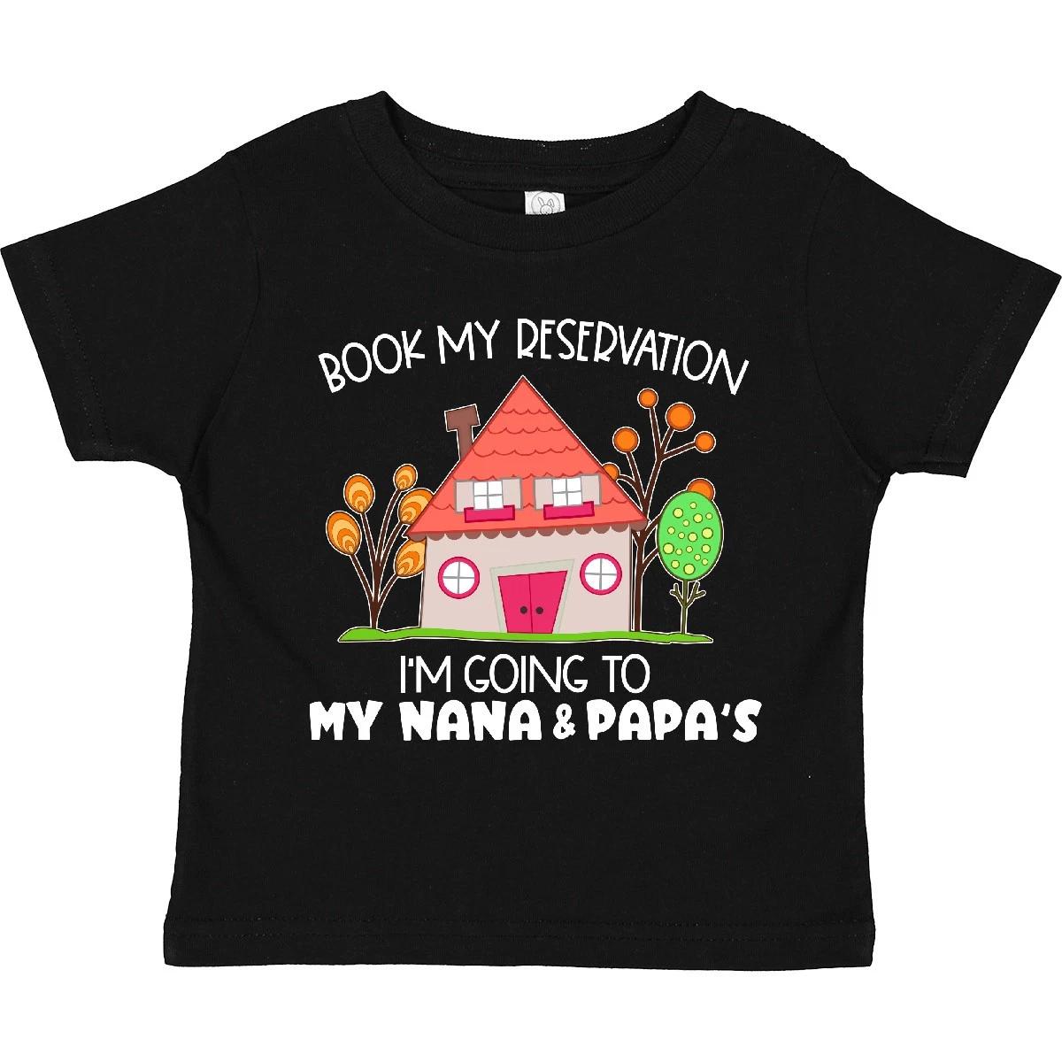 Inktastic Book My Reservation! I m Going To My Nana And Papa s- Toddler kids boys T-Shirt 100
Inktastic Book My Reservation! I m Going To My Nana And Papa s- Toddler kids boys T-Shirt 100