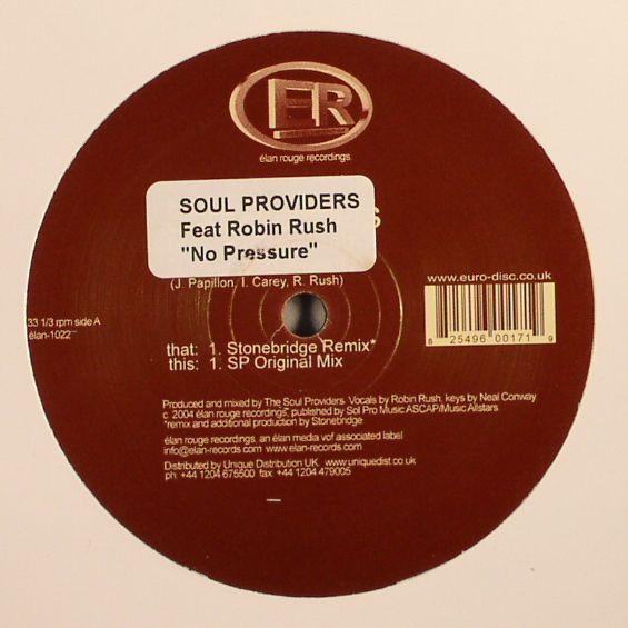 12inch Record SOUL PROVIDERS, ROBIN RUSH - No Pressure ELAN1022 Elan Records 2004 Netherland Dance & Electronica Used
12inch Record SOUL PROVIDERS, ROBIN RUSH - No Pressure ELAN1022 Elan Records 2004 Netherland Dance & Electronica Used