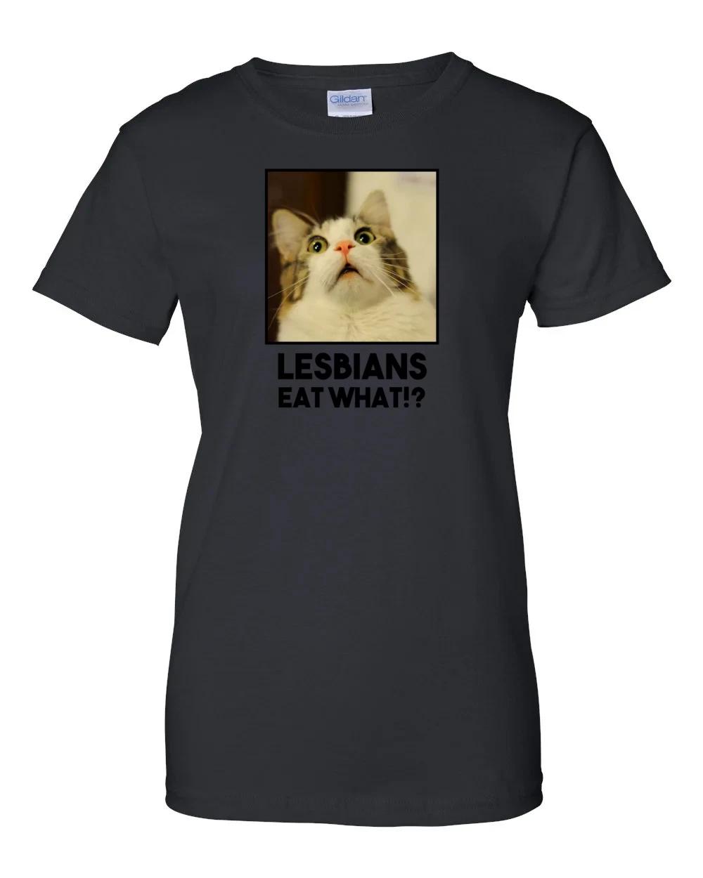 Ladies Lesbians eat what! - Lesbian T-Shirt Women s 3XL
Ladies Lesbians eat what! - Lesbian T-Shirt Women s 3XL