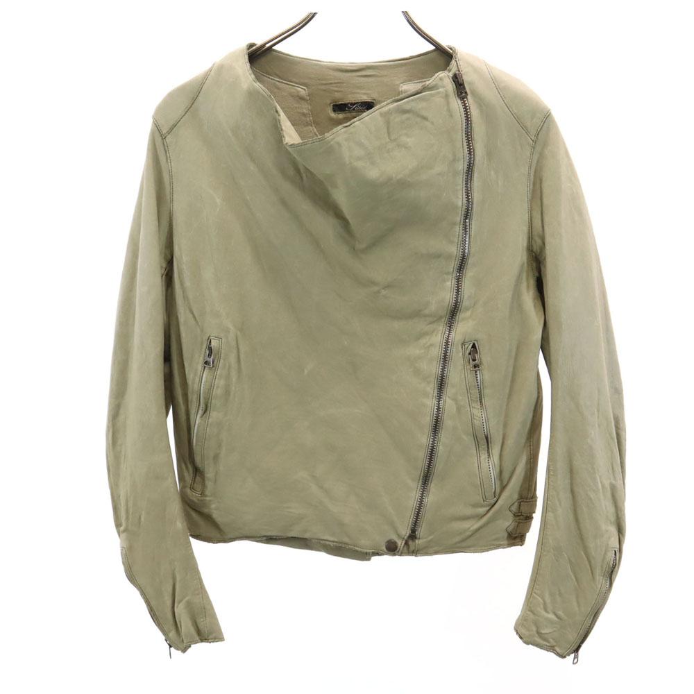 Sisii made in Japan Cowhide leather jacket XS beige Women Used
Sisii made in Japan Cowhide leather jacket XS beige Women Used