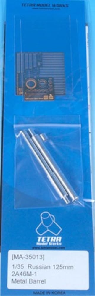 Tetra Model Серия MA Российская 125-мм пушка Металлический ствол Пластиковые детали для сборной модели MA3513 1/35 2А46М-1 (для МУЖЧИН/XA/TR)
Tetra Model Серия MA Российская 125-мм пушка Металлический ствол Пластиковые детали для сборной модели MA3513 1/35 2А46М-1 (для МУЖЧИН/XA/TR)