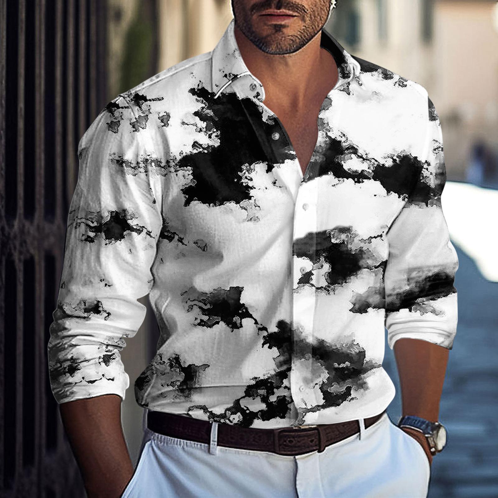 Мужская летняя новая свободная рубашка с длинным рукавом с принтом, кардиган, пляжная рубашка XXXL чёрный
Мужская летняя новая свободная рубашка с длинным рукавом с принтом, кардиган, пляжная рубашка XXXL чёрный