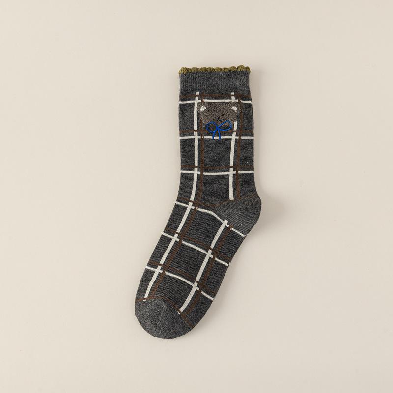 10Pair Illustration Wind Cartoon Socks Women S Autumn And Winter Boneless Thickened Cotton Socks Korean Retro College Wind Lace Medium Tube Socks One size fits all темно серый
10Pair Illustration Wind Cartoon Socks Women S Autumn And Winter Boneless Thickened Cotton Socks Korean Retro College Wind Lace Medium Tube Socks One size fits all темно серый
