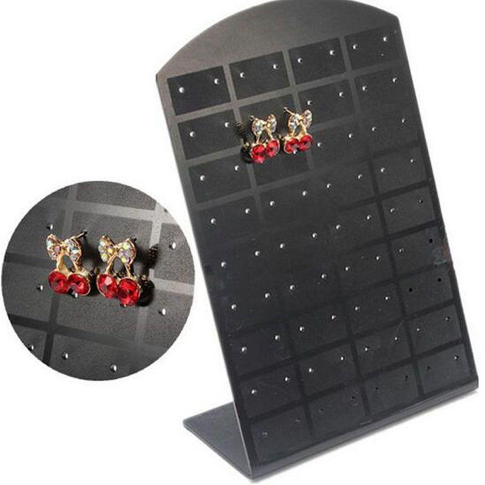 Charming Plastic Rack 48/72 Holes Display Stand Stand Display Earrings Jewelry Earrings Holder 24 білий
Charming Plastic Rack 48/72 Holes Display Stand Stand Display Earrings Jewelry Earrings Holder 24 білий