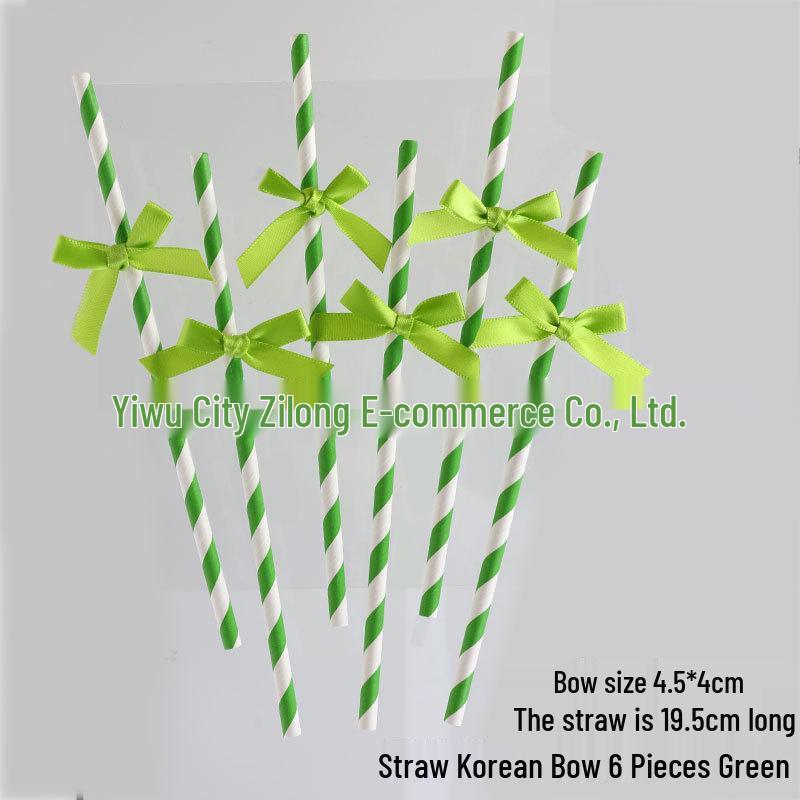 Disposable Paper Straw Bow for Children s Birthday Cupcake Decoration
Disposable Paper Straw Bow for Children s Birthday Cupcake Decoration