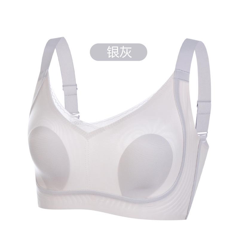 New thin seamless invisible liquid foundation underwear big breasts show small lifting and anti-sagging soft support bra cover XXL(40/90ABC) срібло сірий колір
New thin seamless invisible liquid foundation underwear big breasts show small lifting and anti-sagging soft support bra cover XXL(40/90ABC) срібло сірий колір