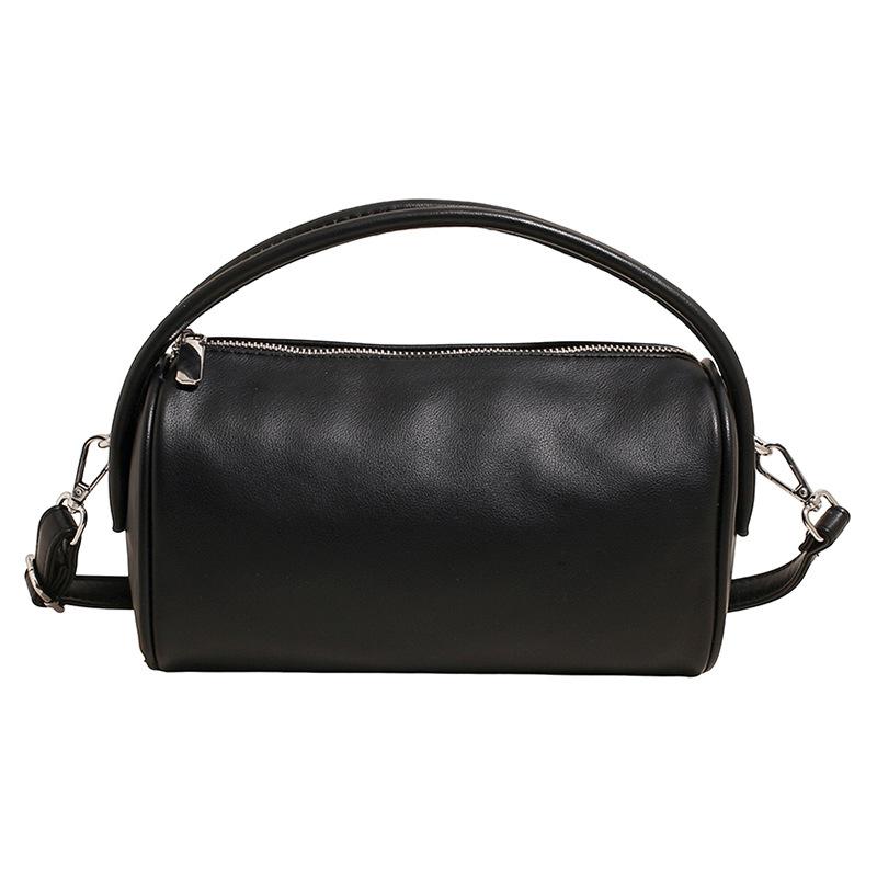 New simple lychee pattern pen holder bag niche handbag retro bag чорний
New simple lychee pattern pen holder bag niche handbag retro bag чорний
