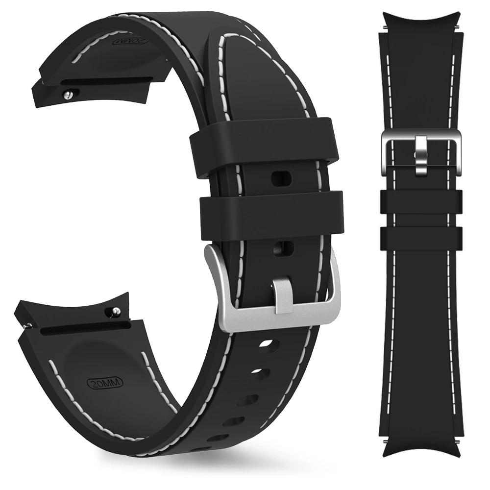 No Gap Silicone Strap For Samsung Galaxy Watch 7 6 5 4 40mm 44mm sport bracelet belt Galaxy Watch 6 Classic 42mm 46mm 5 Pro Band Samsung Watch 4-5-6 черный белый
No Gap Silicone Strap For Samsung Galaxy Watch 7 6 5 4 40mm 44mm sport bracelet belt Galaxy Watch 6 Classic 42mm 46mm 5 Pro Band Samsung Watch 4-5-6 черный белый