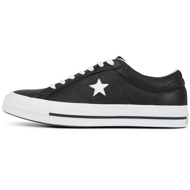 Converse Leather One Star Low Top Black White 163385C 35
Converse Leather One Star Low Top Black White 163385C 35