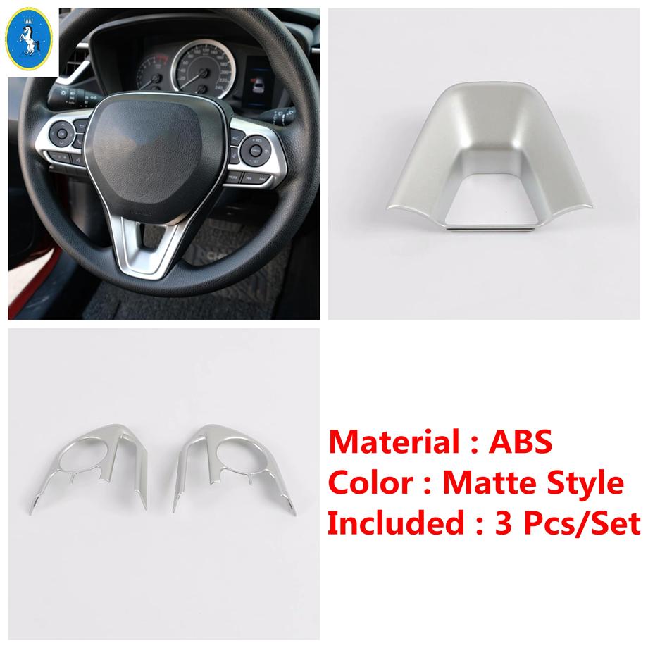 Steering Wheel Button Panel Trim Sequ Cover Trim For Toyota Corolla E210 & Corolla Cross RAV4 XA40 - 2024 Accessories Matte Style
Steering Wheel Button Panel Trim Sequ Cover Trim For Toyota Corolla E210 & Corolla Cross RAV4 XA40 - 2024 Accessories Matte Style