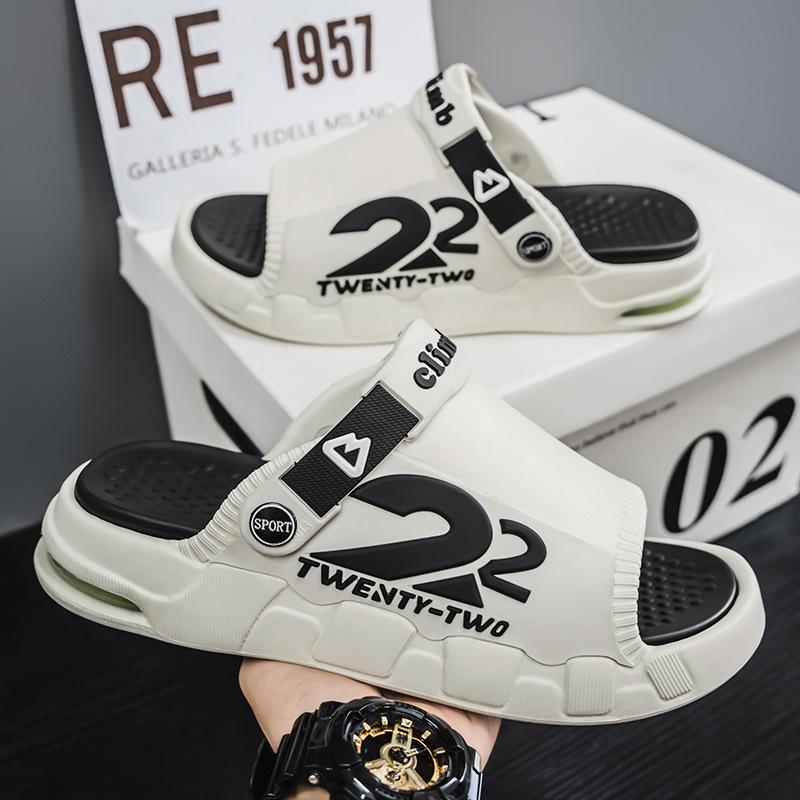 Foreign trade sandals men s summer slippers two wear one-word drag new sports beach shoes home wear sandals 36
Foreign trade sandals men s summer slippers two wear one-word drag new sports beach shoes home wear sandals 36