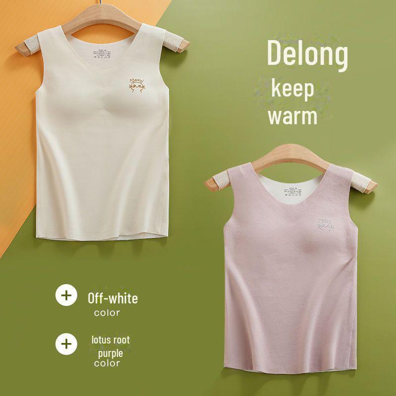 Теплый флисовый жилет для девочек с нагрудной подкладкой на осень/зиму M бежевый/фиолетовый
Теплый флисовый жилет для девочек с нагрудной подкладкой на осень/зиму M бежевый/фиолетовый