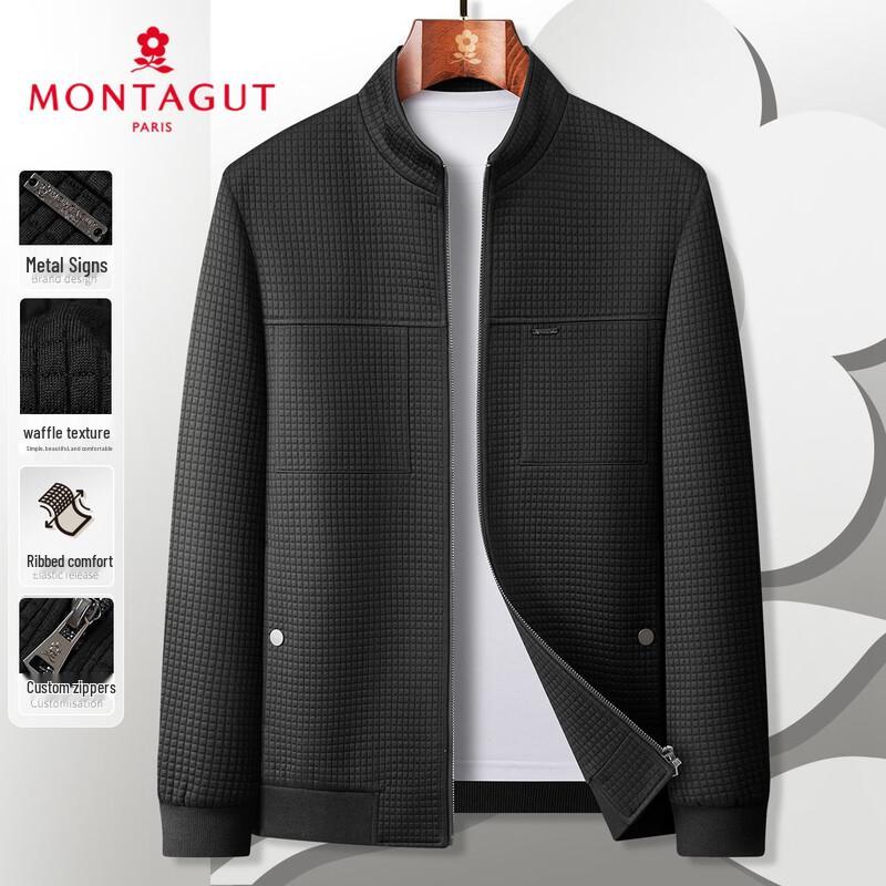 MONTAGUT Men s Stand Collar Knit Jacket L (50)
MONTAGUT Men s Stand Collar Knit Jacket L (50)